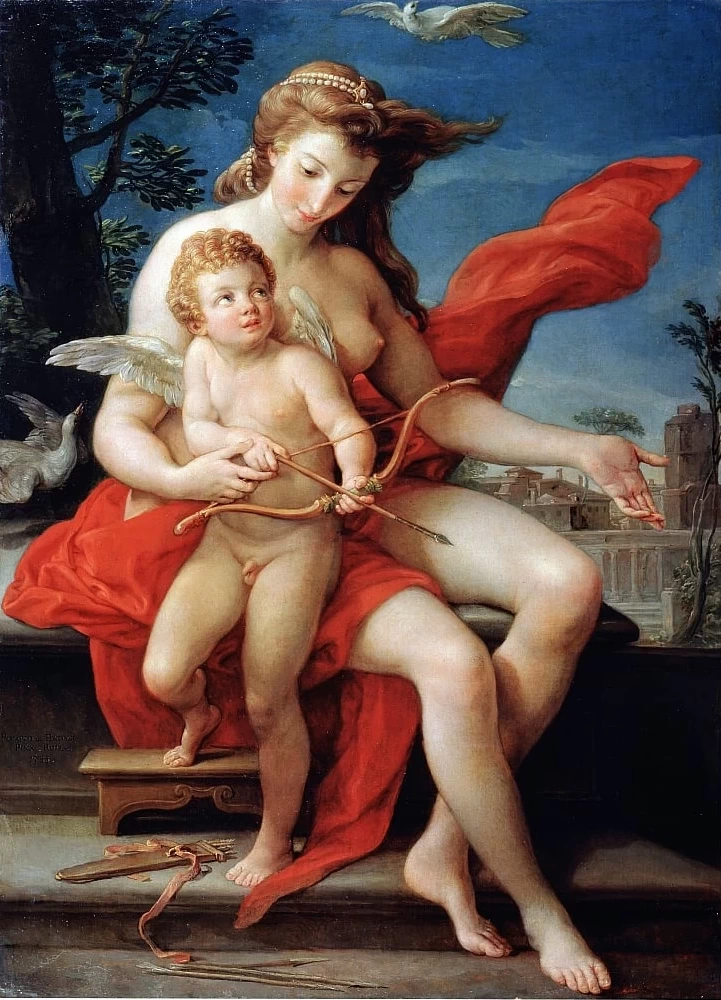 Venere e Cupido - Arkhangelsk Cathedral Museum, Moscow, Batoni Pompeo